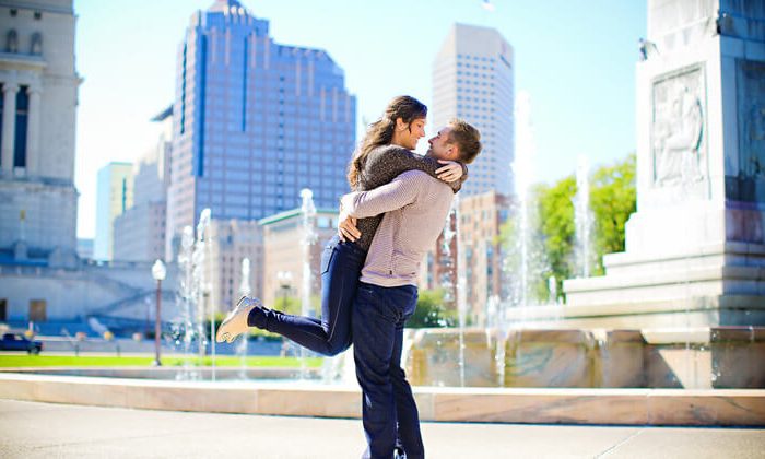 outdoor hugs