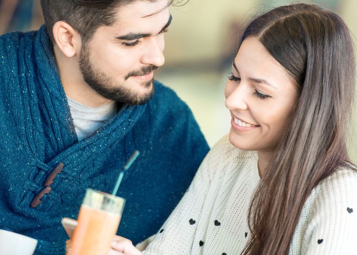 smiling couple