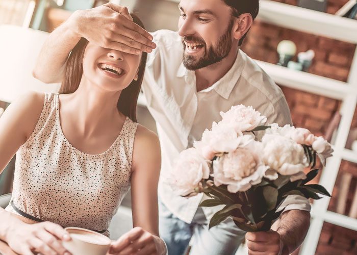 surprise flowers for her