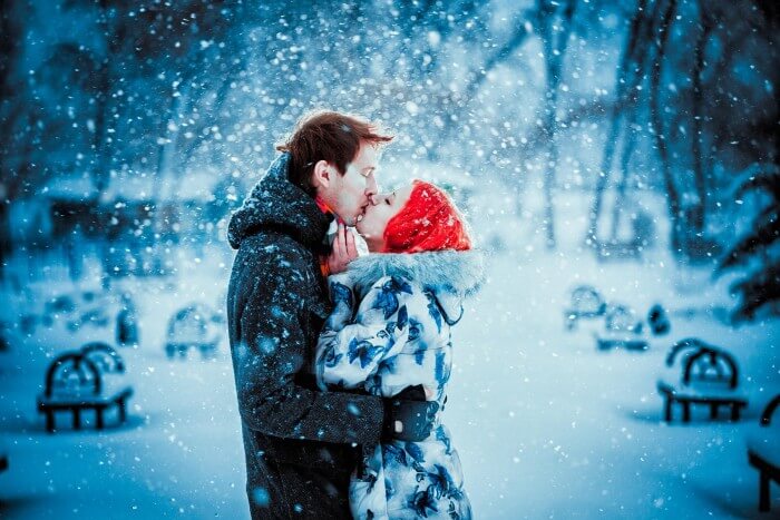 winter kiss