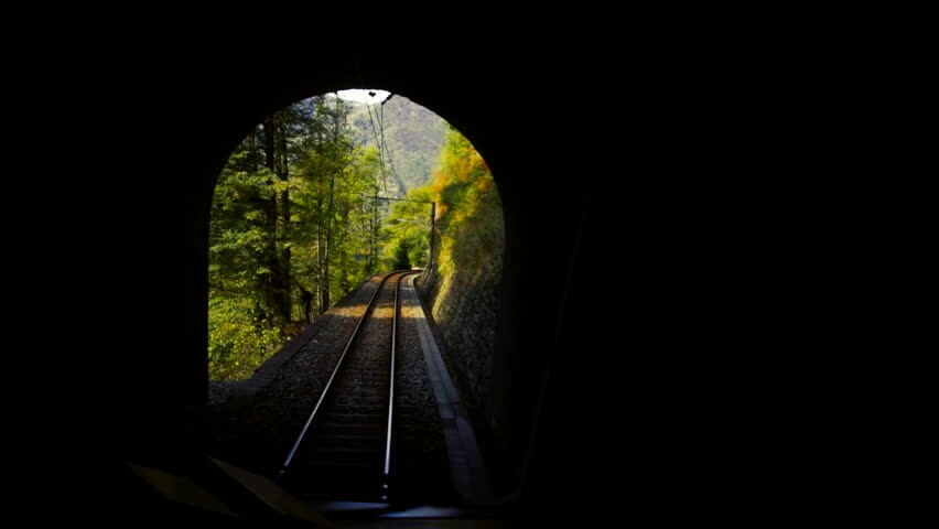 exit from the tunnel