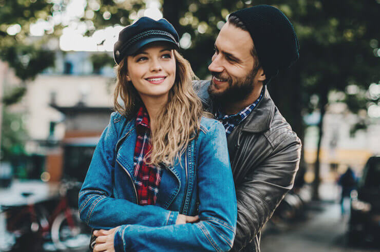 couple on a walk