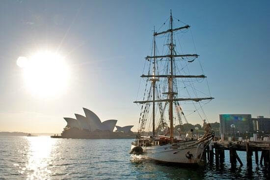 ship in Sydney harbour