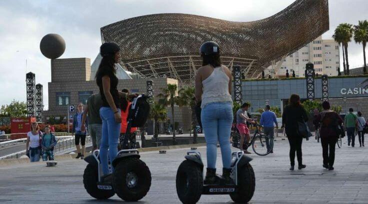 riding on segway