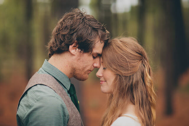 couple in forest