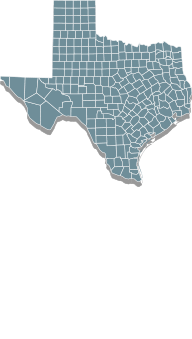 Map Texas state
