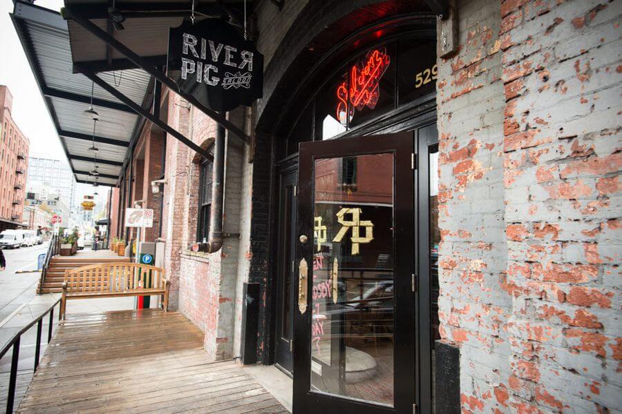 River Pig Saloon Facade