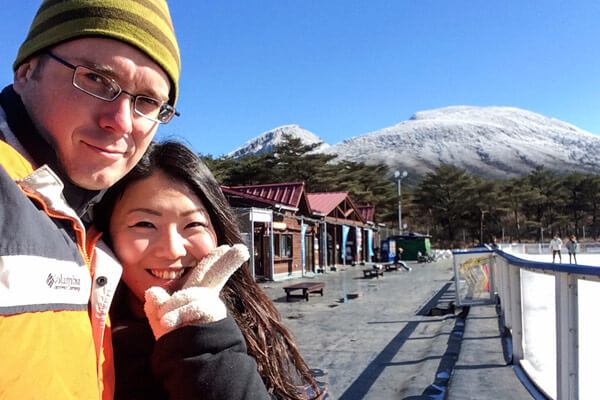 white man with japanese woman