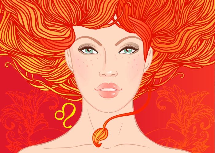 redhead leo (zodiac sign)