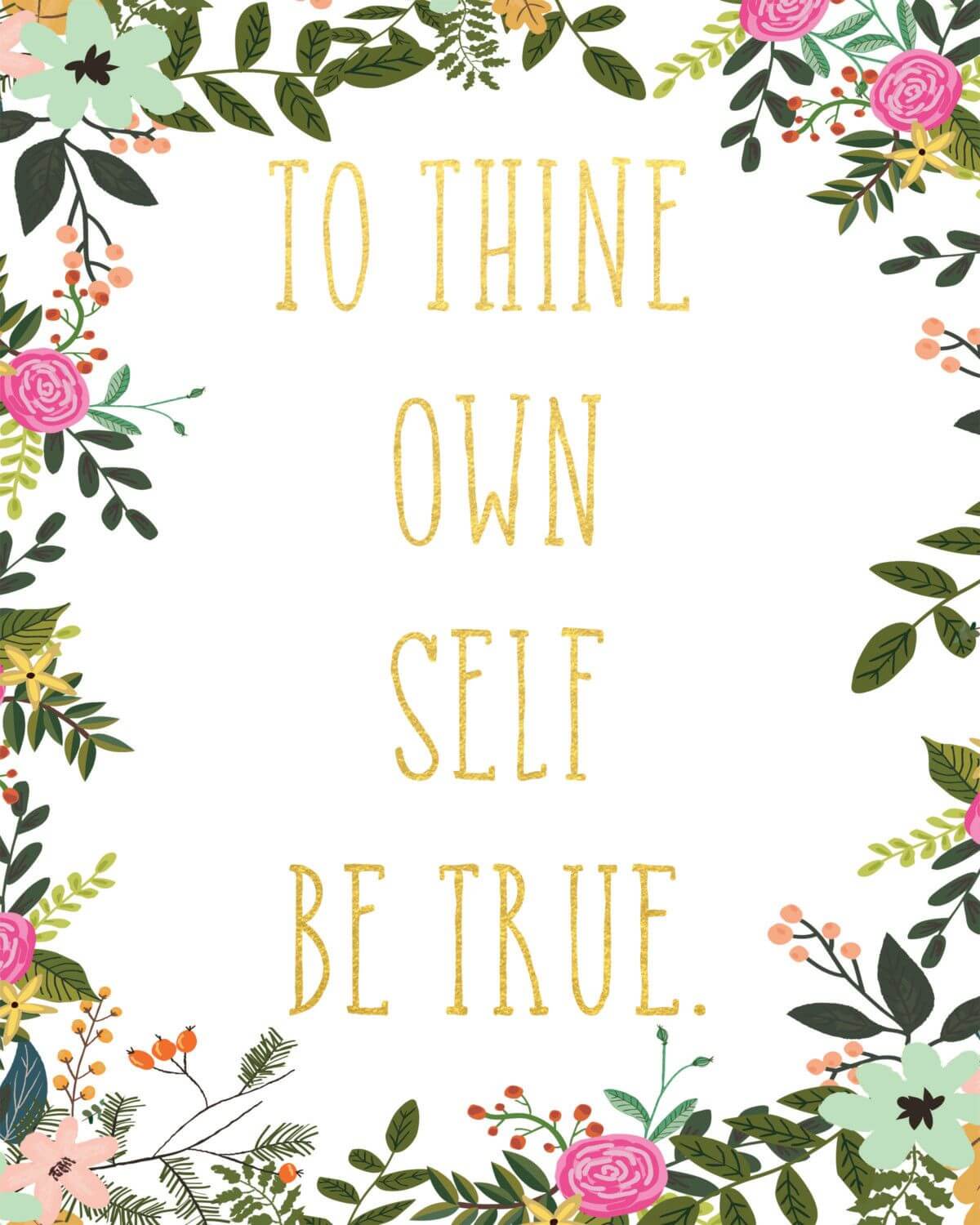 quote: to thine own self be true
