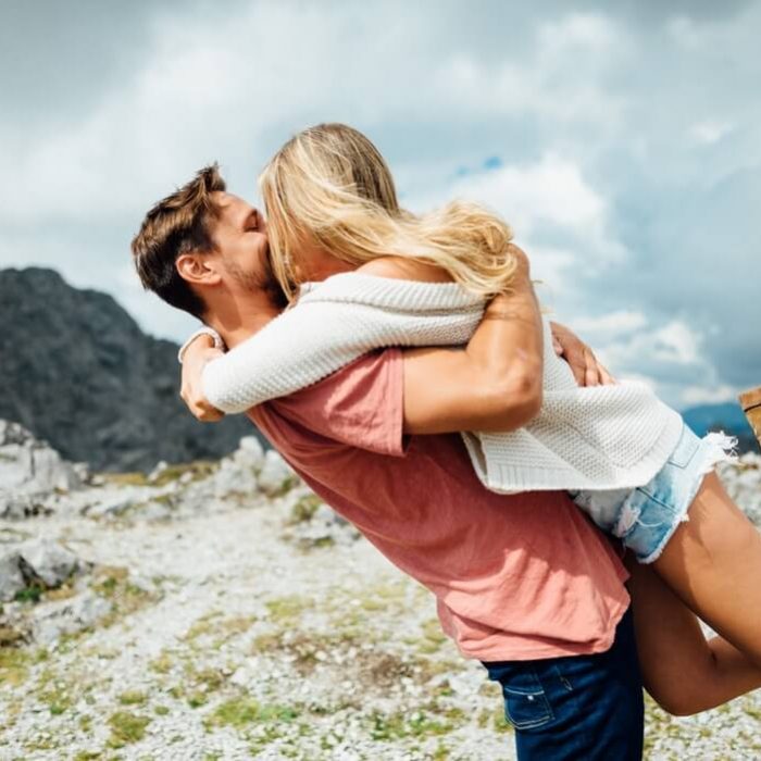 couple in the montains