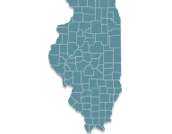 Map illinois state