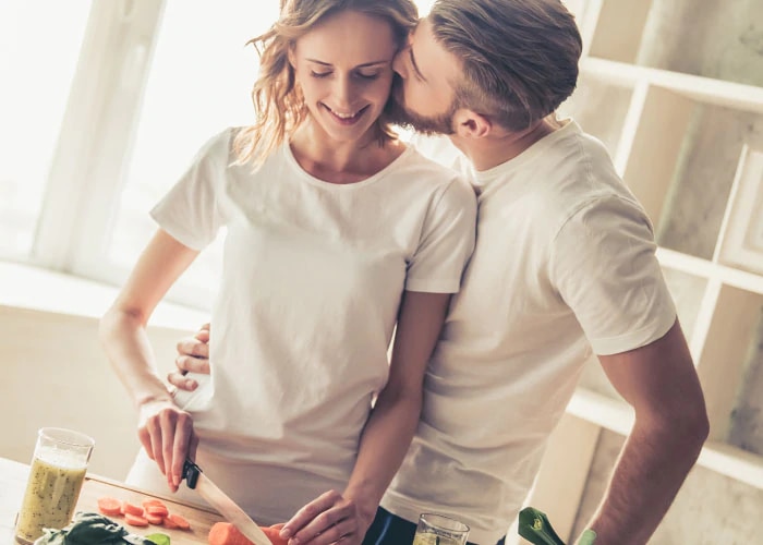 cooking couple